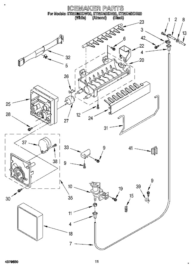 Diagram for ET25DMXDW00