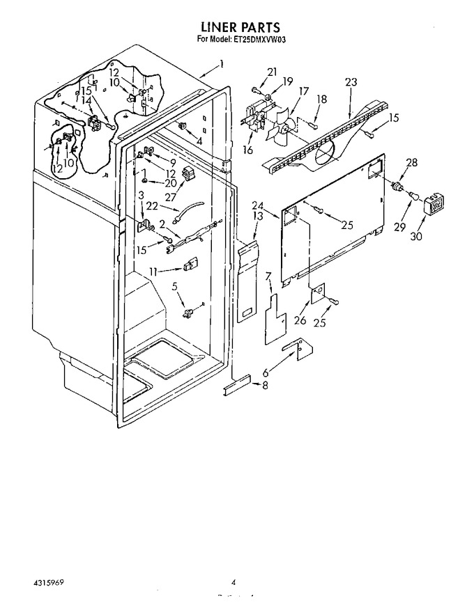 Diagram for ET25DMXVW03