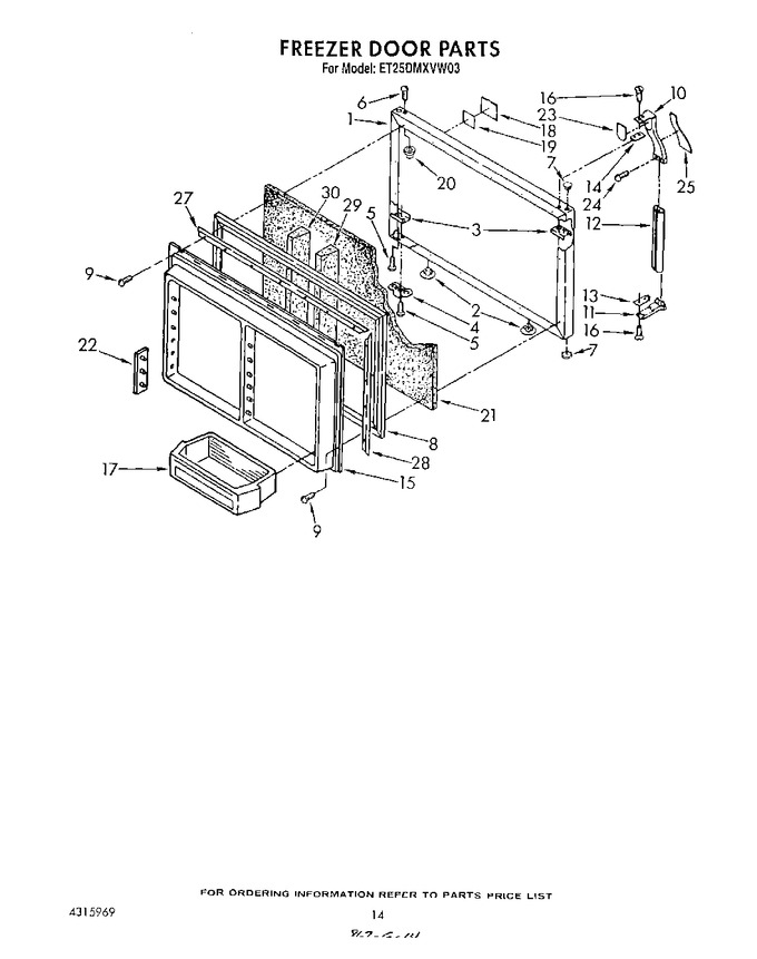 Diagram for ET25DMXVW03