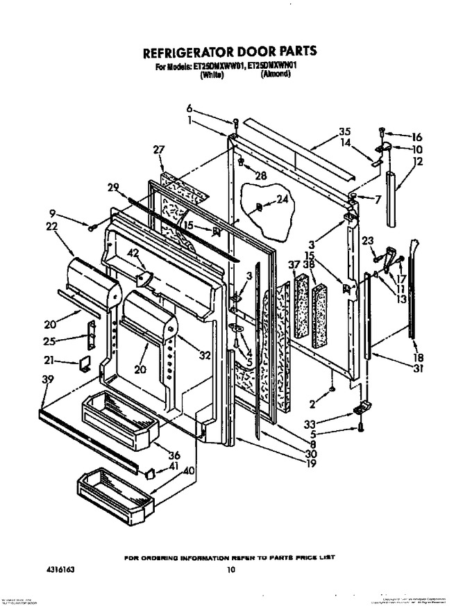 Diagram for ET25DMXWN01