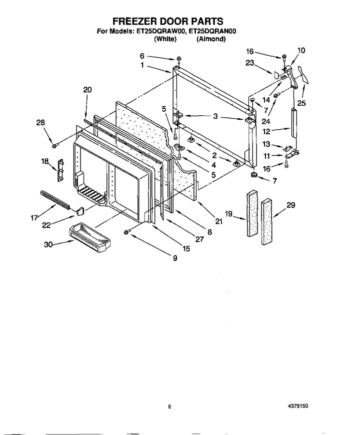 Diagram for ET25DQRAW00