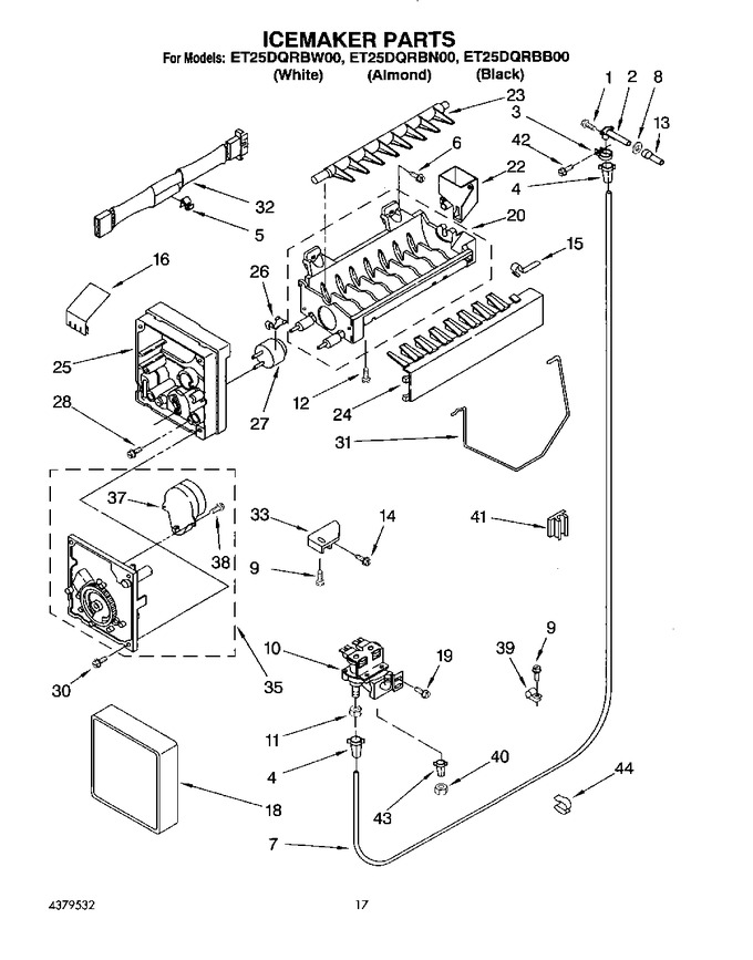 Diagram for ET25DQRBW00