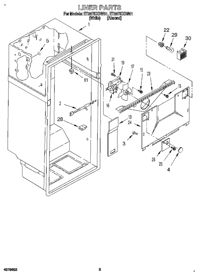 Diagram for ET25PKXBW01