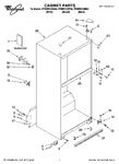 Diagram for 01 - Cabinet Parts