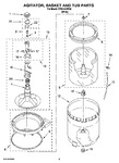 Diagram for 03 - Agitator, Basket And Tub Parts