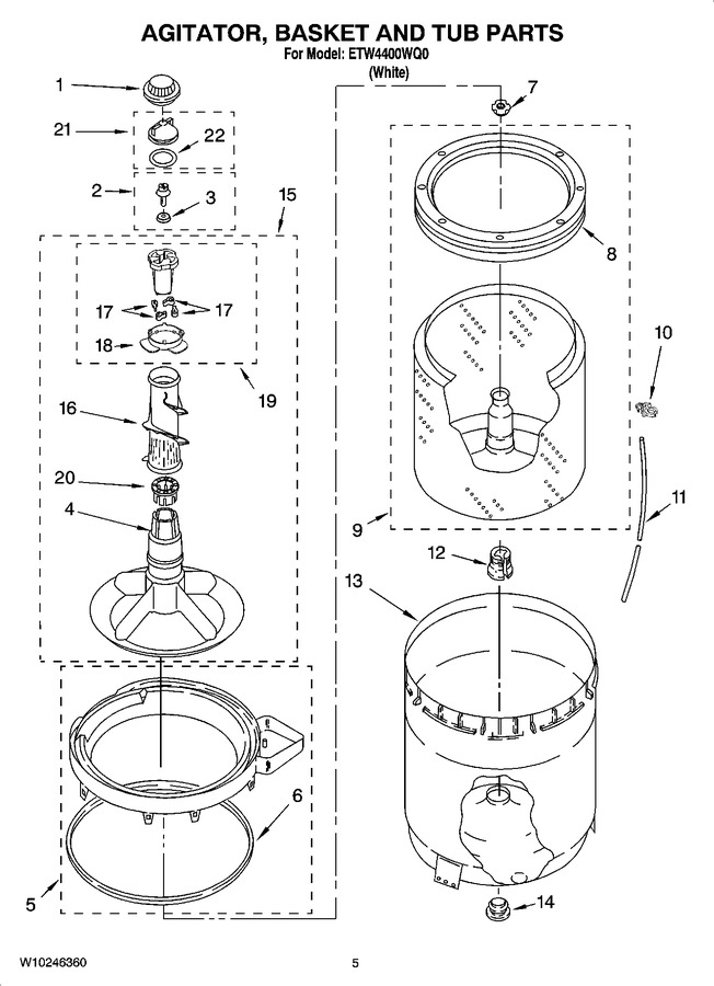 Diagram for ETW4400WQ0