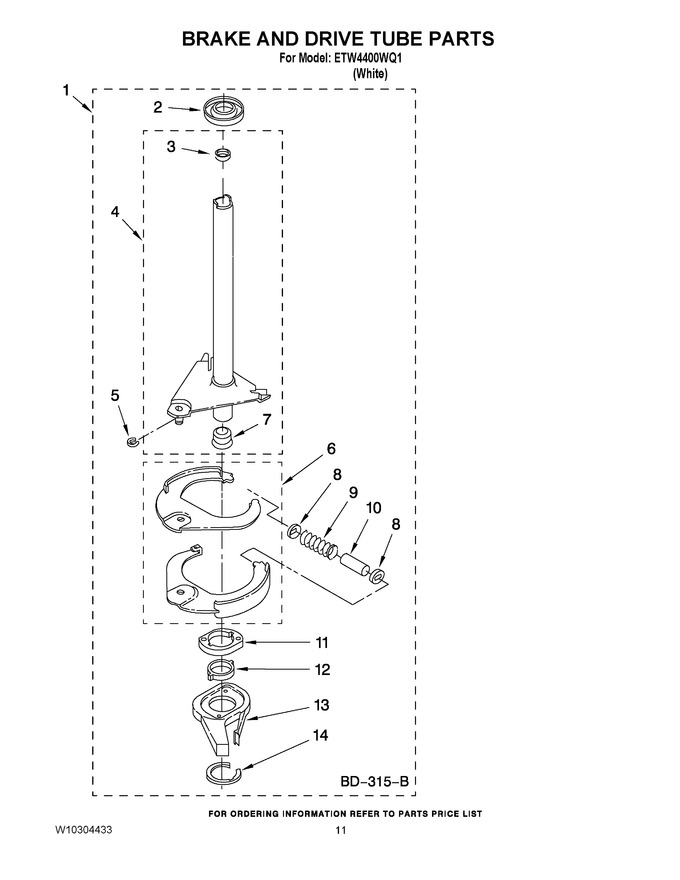 Diagram for ETW4400WQ1