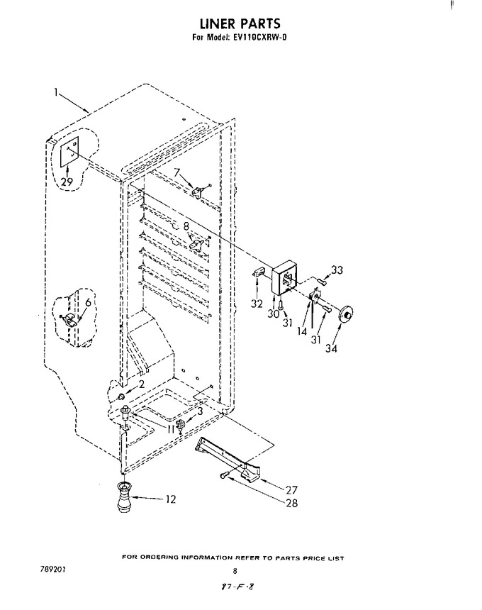 Diagram for EV110CXRW0