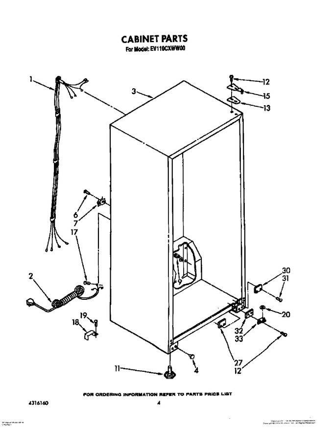 Diagram for EV110CXWW00