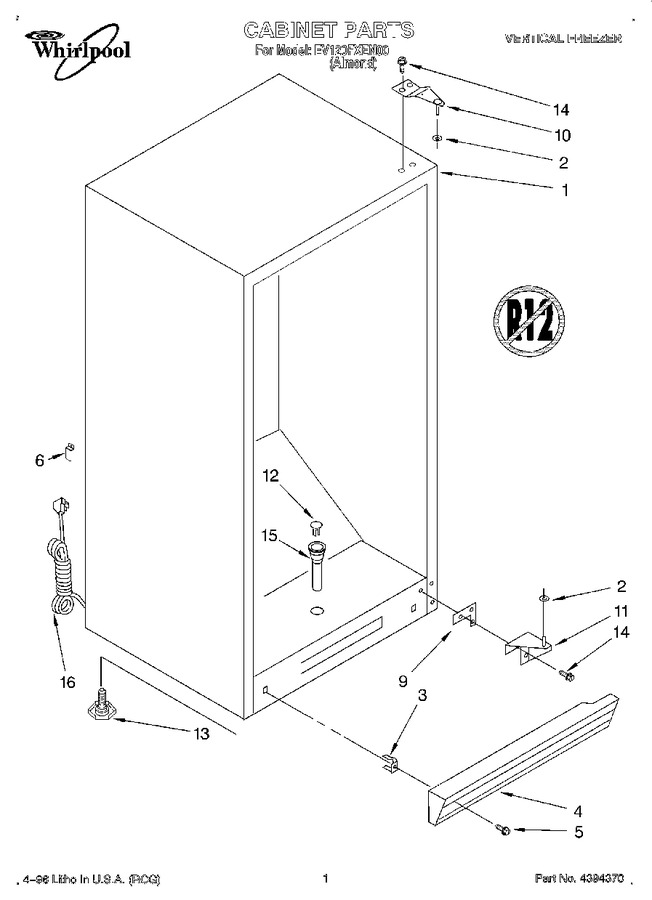 Diagram for EV120FXEN00