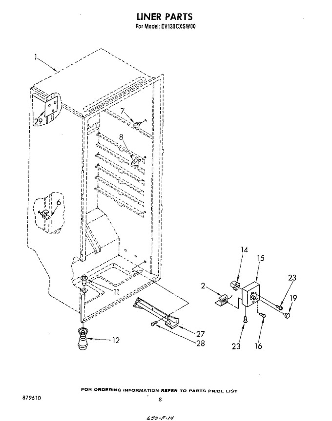 Diagram for EV130CXSW00