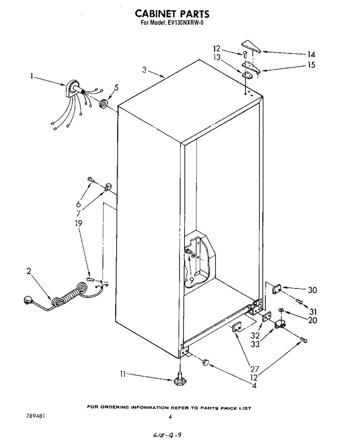 Diagram for EV130NXRW0