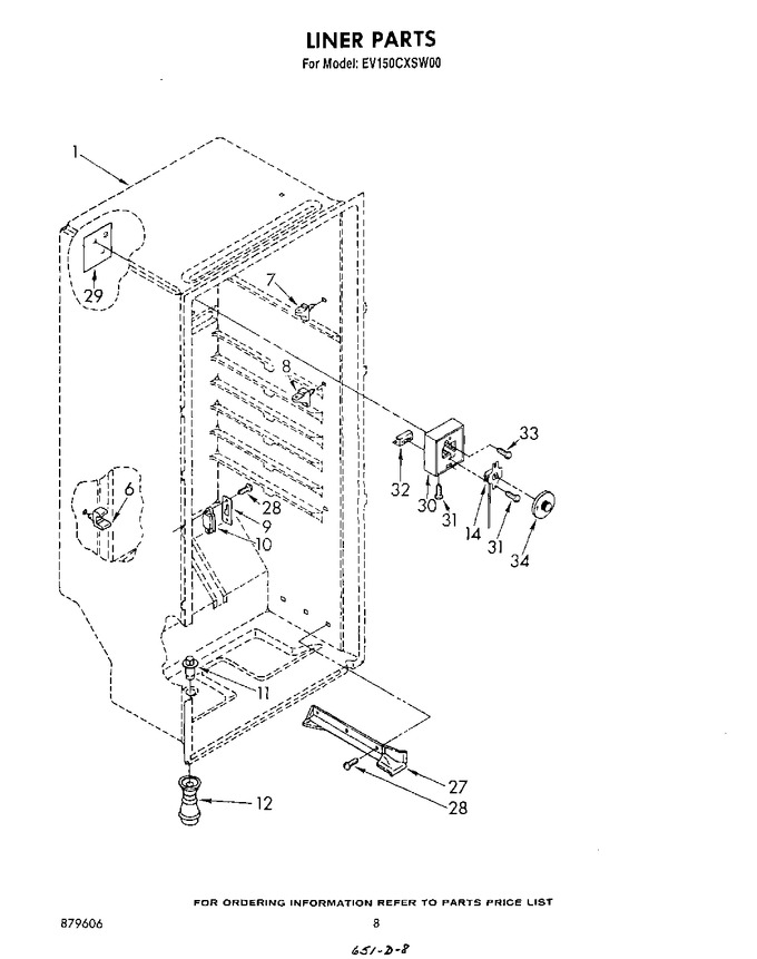 Diagram for EV150CXSW00