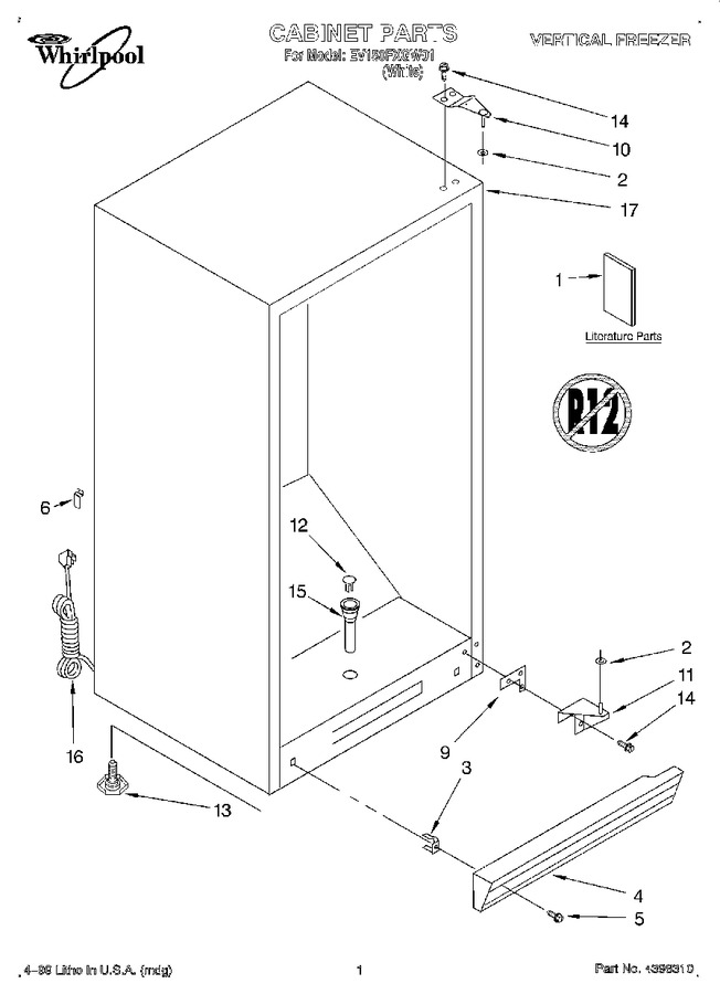 Diagram for EV150FXGW01