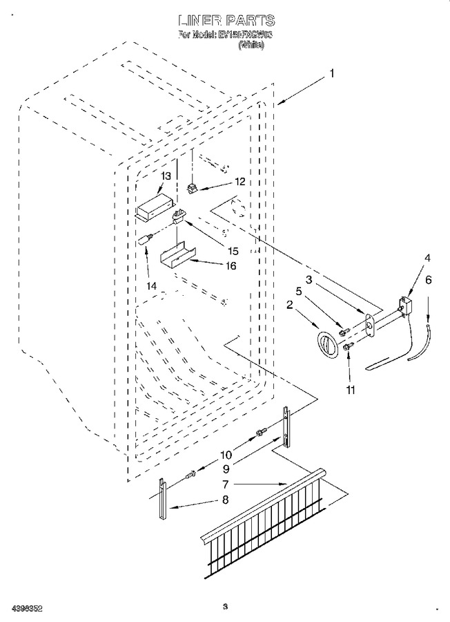 Diagram for EV150FXGW03