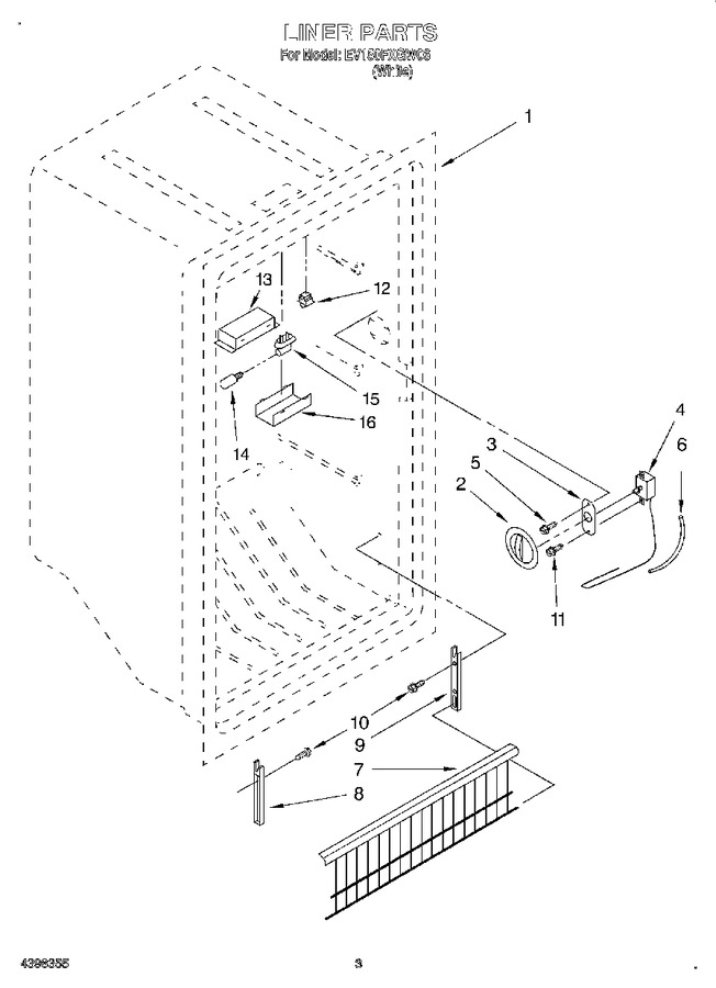 Diagram for EV150FXGW06