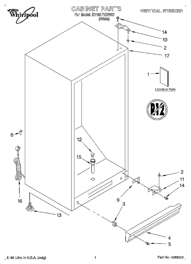 Diagram for EV150FXGW07