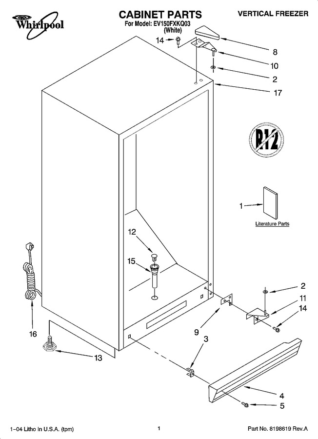 Diagram for EV150FXKQ03