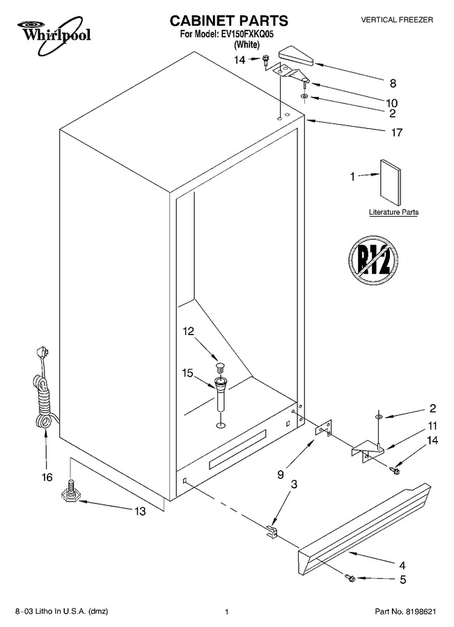 Diagram for EV150FXKQ05