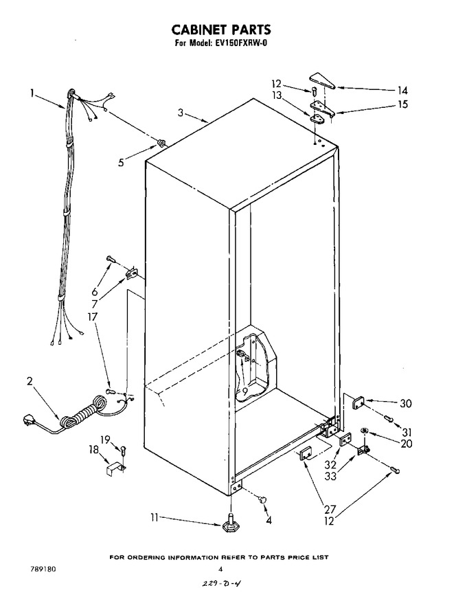 Diagram for EV150FXRW0