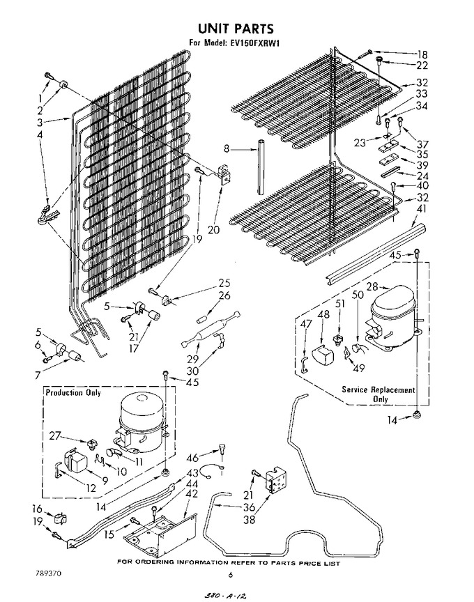 Diagram for EV150FXRW1