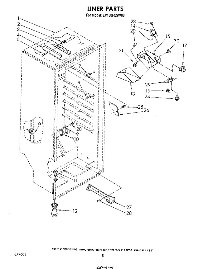 Diagram for EV150FXSW00