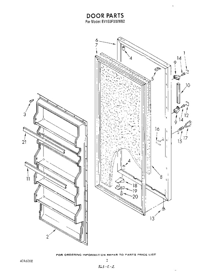 Diagram for EV150FXWN02