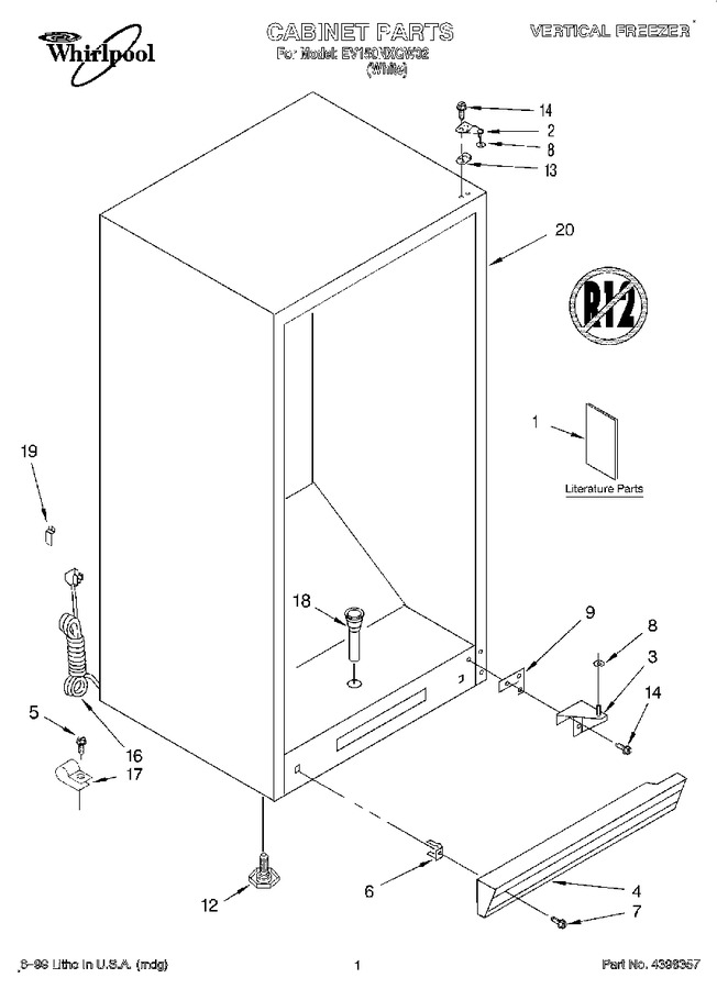 Diagram for EV150NXGW02