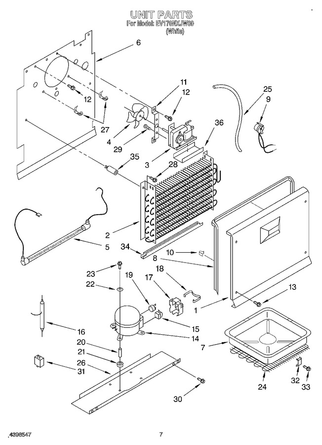 Diagram for EV170NXJW00