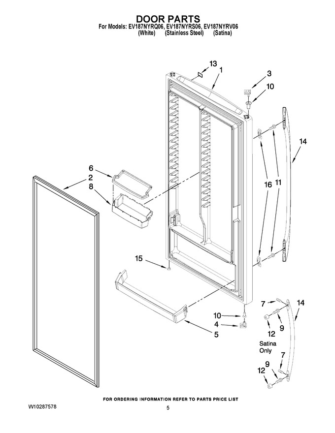 Diagram for EV187NYRQ06