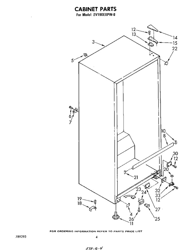 Diagram for EV190EXPW0