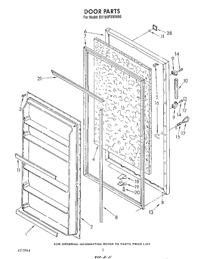 Diagram for EV190FXWW00