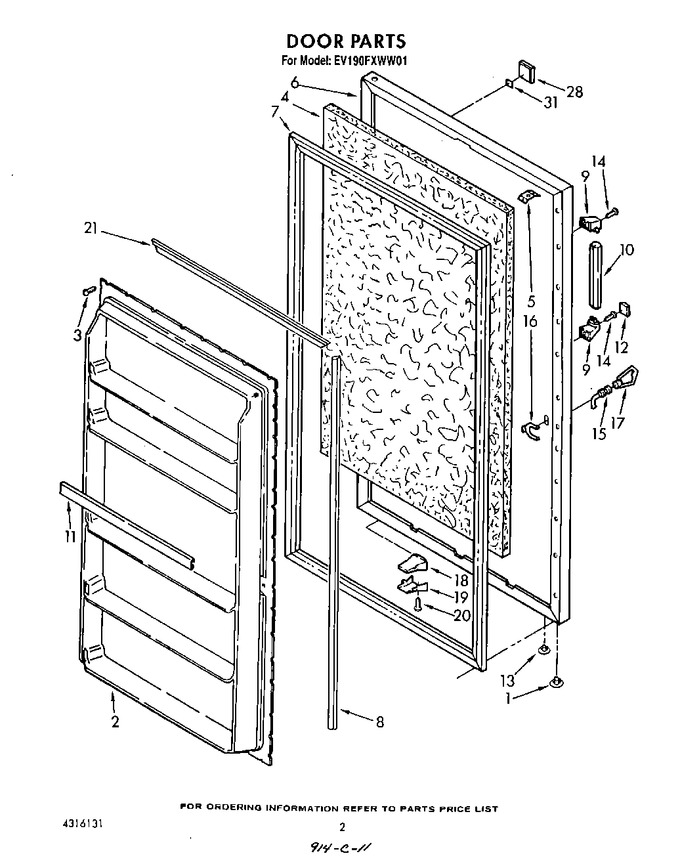 Diagram for EV190FXWW01