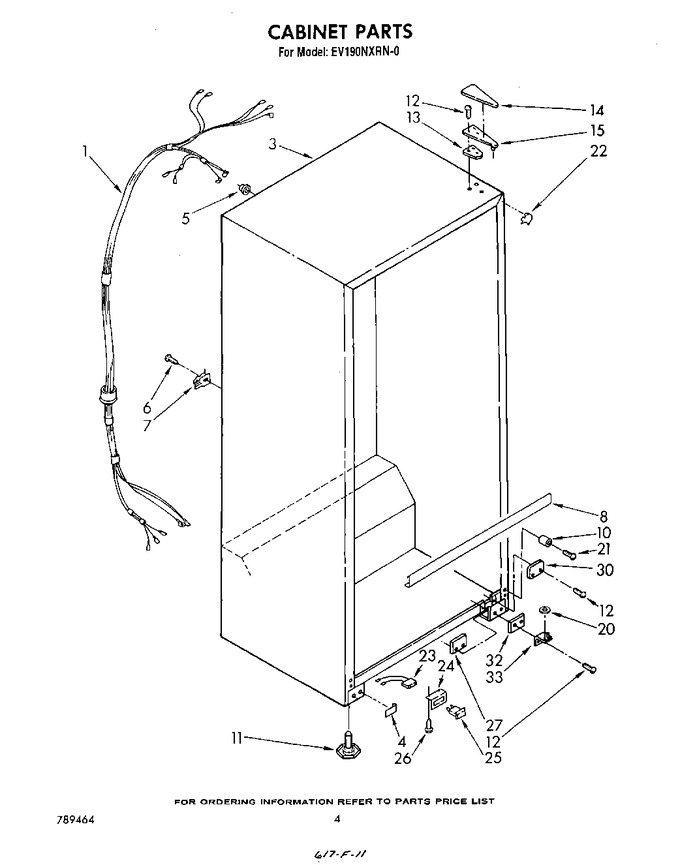 Diagram for EV190NXRW0