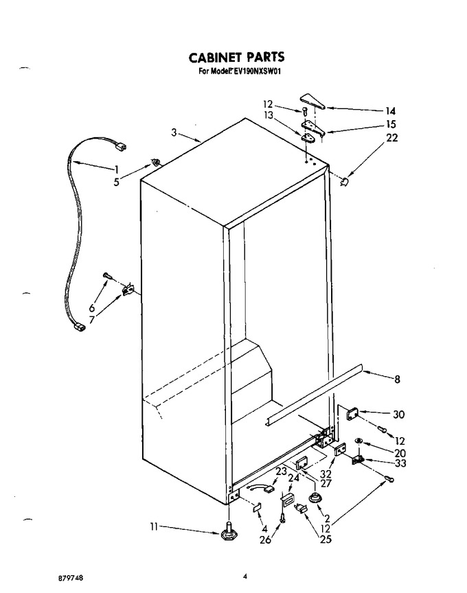 Diagram for EV190NXSW01