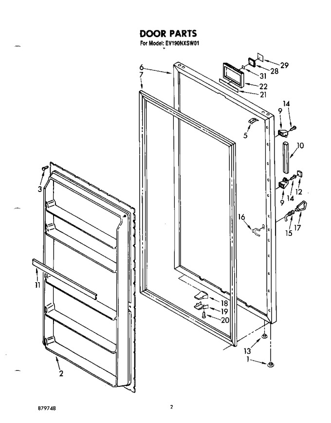 Diagram for EV190NXSW01