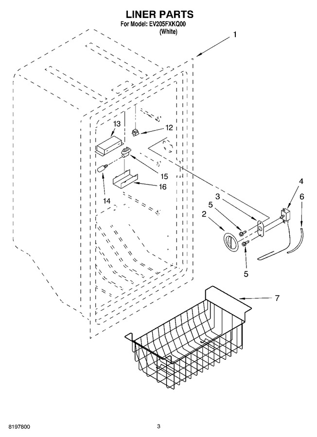 Diagram for EV205FXKQ00