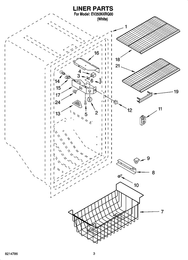 Diagram for EV250NXRQ00