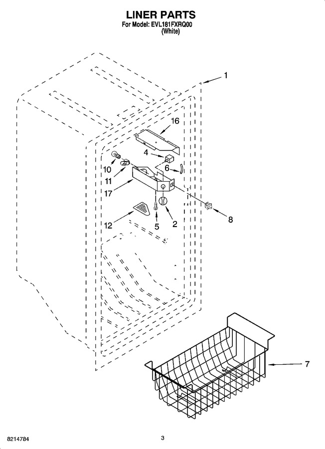 Diagram for EVL181FXRQ00