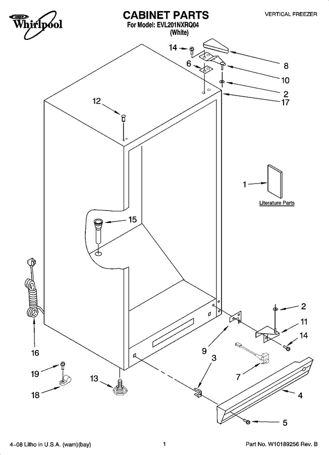 Diagram for EVL201NXRQ04