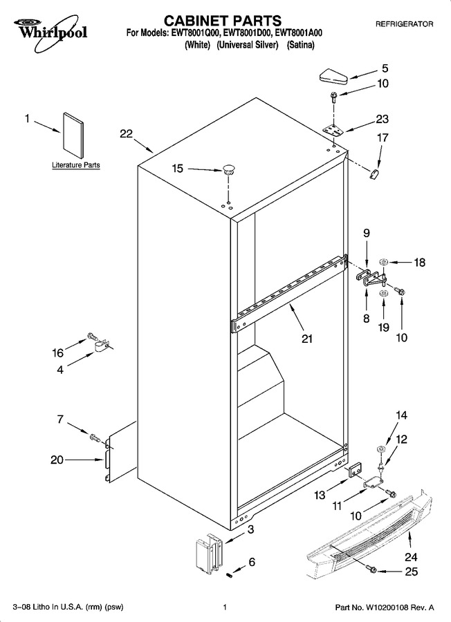 Diagram for EWT8001D00