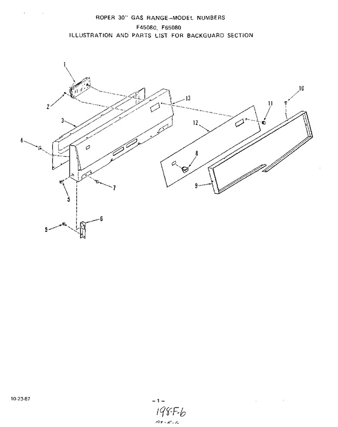 Diagram for F6508X0