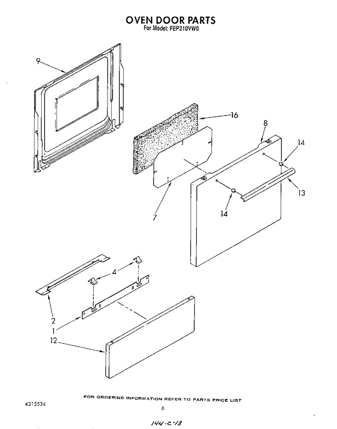 Diagram for FEP210VL0