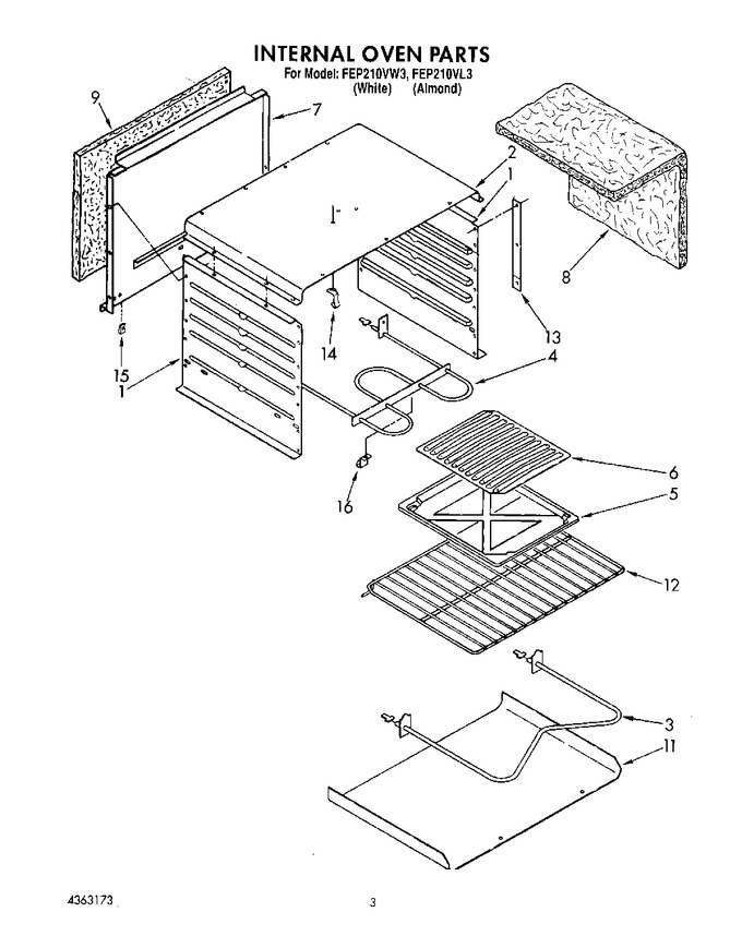 Diagram for FEP210VW3