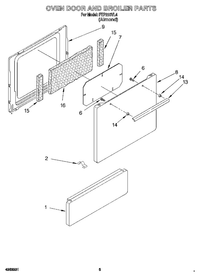 Diagram for FEP210VL4