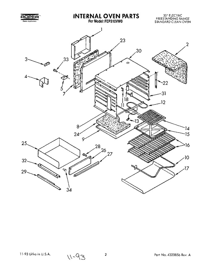 Diagram for FEP310VW0