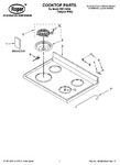 Diagram for 01 - Cooktop Parts