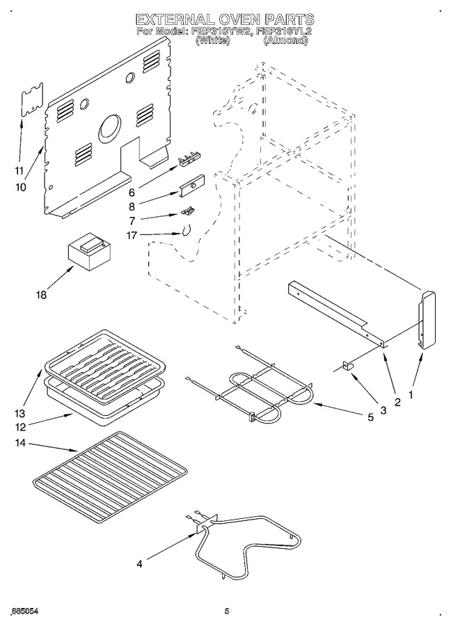 Diagram for FEP310YW2