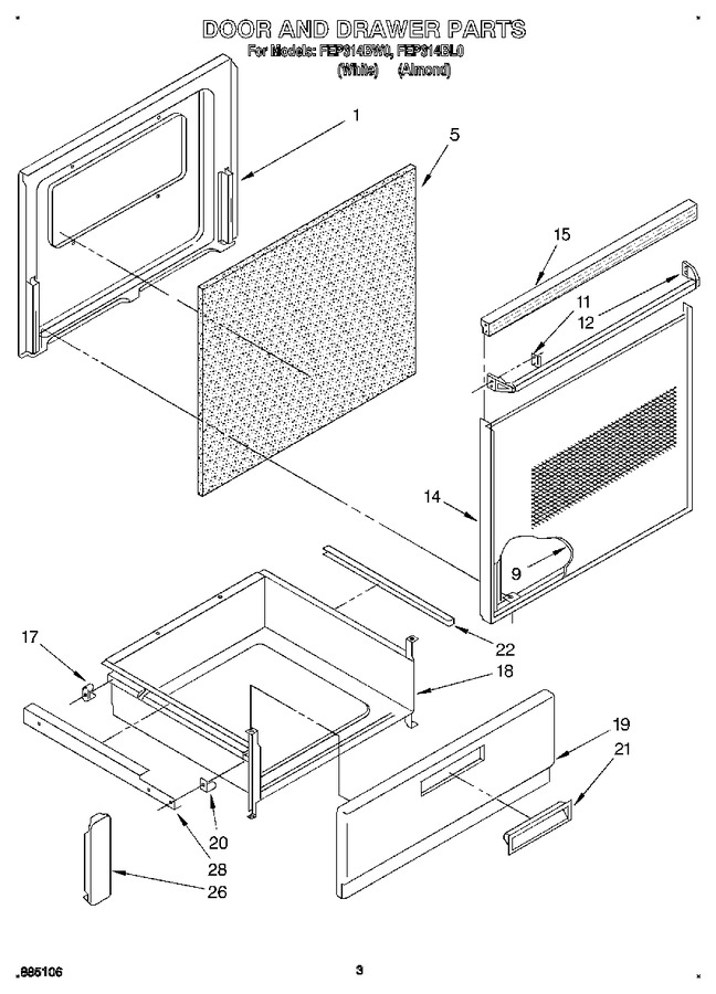 Diagram for FEP314BW0