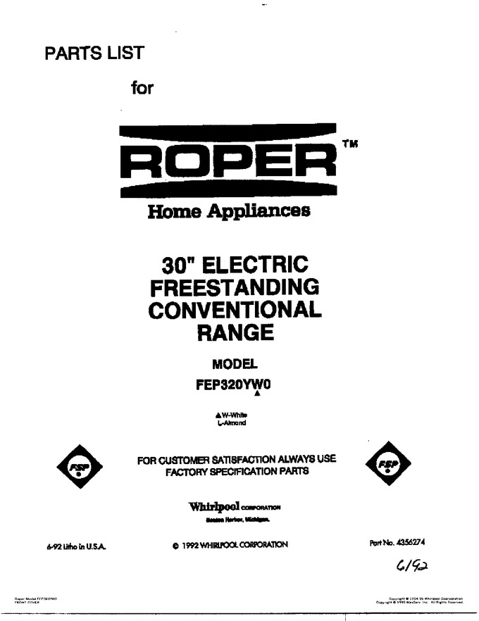 Diagram for FEP320YL0